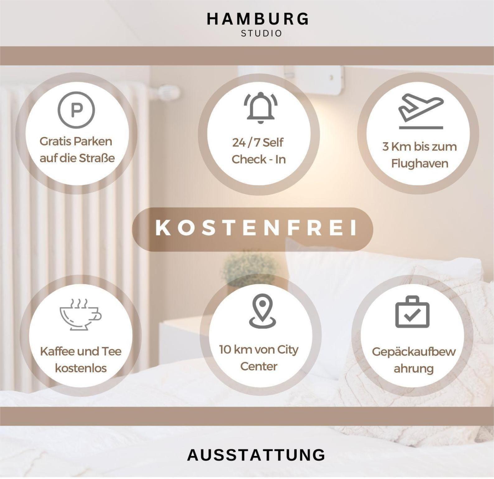 Hamburg Studio Fuer Bis Zu 4 Personen Esterno foto